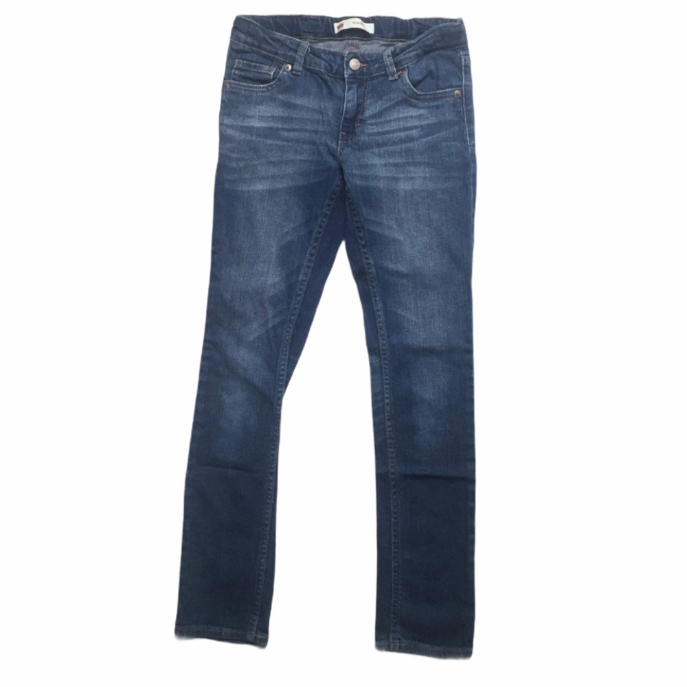 LEVI’S 711 Skinny Fit Jeans Low Rise Straight Leg Stretch Girls 12 Regular